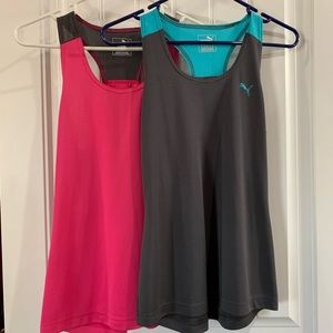 2 Puma work out tank tops